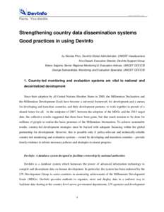 Microsoft Word - DevInfo[removed]Strengthening data dissemination r5.doc
