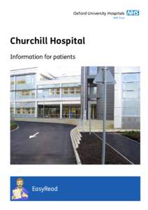 Oxford University Hospitals NHS Trust Churchill Hospital Information for patients