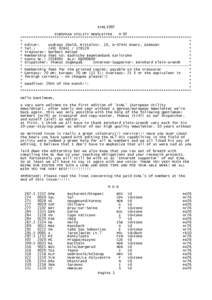 EUNL1997 EUROPEAN UTILITY NEWSLETTER 4-97 ******************************************************************************** * *