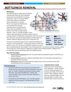 Transport / Land transport / Road traffic management / Road transport / Traffic flow / Traffic bottleneck / Traffic congestion / Traffic / Controlled-access highway / Lane / Bottleneck