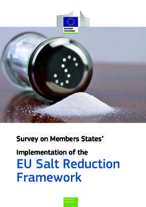 Survey on Members States’ Implementation of the EU Salt Reduction Framework Health and
