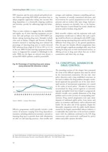 World Drug Report 2004 Volume I. Analysis  HIV situation, and the socio-cultural and political context. Policies governing HIV/AIDS prevention have to adopt pragmatic approaches taking into account that drug dependence i