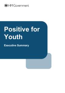 Positive for Youth – Executive Summary