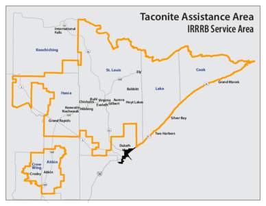 Taconite Assistance Area IRRRB Service Area V U 53