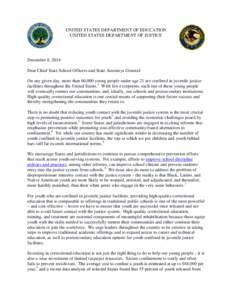 Law enforcement / Criminal justice / Youth incarceration in the United States / Prison education / Incarceration in the United States / Juvenile Justice and Delinquency Prevention Act / Corrections / Prison / Youth detention center / Penology / Human rights in the United States / Crime