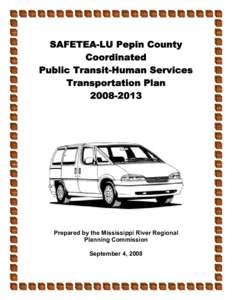SAFETEA-LU Pepin County Coordinated Public Transit-Human Services Transportation Plan[removed]