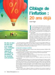 Ciblage de l’inflation : 20 ans déjà Scott Roger  I