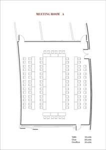 MEETING ROOM A  Table Chair Overflow
