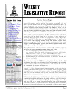 2015 Weekly Legislative Report 01