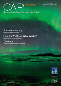 journal  Issue 12 | May 2012 Communicating Astronomy with the Public