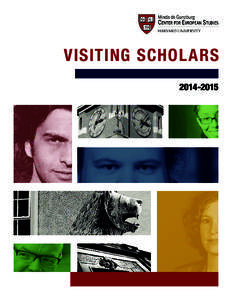 VISITING SCHOLARS[removed] THE MINDA DE GUNZBURG  CENTER FOR EUROPEAN STUDIES