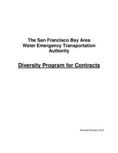 Microsoft Word - WETA Diversity Program for Contracts (DBE)_Approved by Board[removed]doc