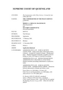 Court systems / Certiorari / Judicial review / Appeal / Magistrate / Supreme Court of the United States / Committal procedure / R (Bancoult) v Secretary of State for Foreign and Commonwealth Affairs / Jury / Law / Legal procedure / Appellate review