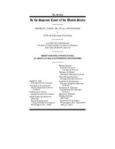 Lewis v. City of Chicago (S. Ct.) - Brief as Amicus (Merits)