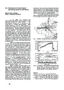 §55. Development of a Beam Emission Spectroscopy System for LHD Plasmas Kado, S. (Univ. of Tokyo), Oishi, T., Yoshinuma, M., Ida, K.  60