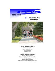 Otero Junior College[removed]Financial Aid Handbook  Otero Junior College