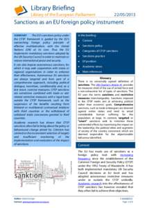 European Union / International sanctions / Economy of Iran / Common Foreign and Security Policy / Economic sanctions / Arms embargo / Sanctions against Iran / High Representative of the Union for Foreign Affairs and Security Policy / Foreign relations of the European Union / Politics of the European Union / International relations / Political economy