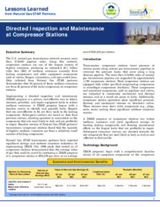 Directed Inspection and Maintenance at Compressor Stations