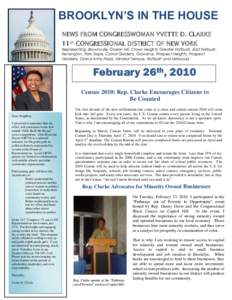 Masbia / Congressional Black Caucus / Haiti / Americas / New York City / New York / Yvette Clarke / United States Congress / Midwood /  Brooklyn