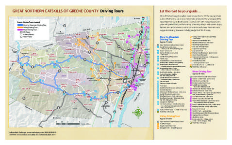 Great Northern Catskills OF GREENE COUNTY Driving Tours  Let the road be your guide…