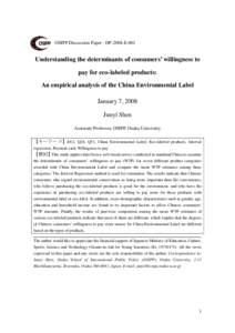 Individual preferences for energy label: A latent class approach
