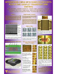 Soft matter / Biotechnology / Nanotechnology / Chemical properties / Intermolecular forces / Electrowetting / Hydrophobe / Drop / Contact angle / Chemistry / Materials science / Microfluidics