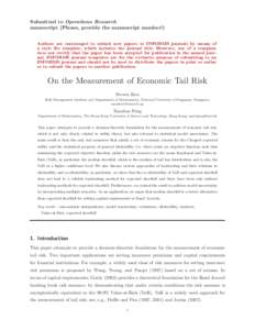 On the measurement of economic tail risk_final.dvi