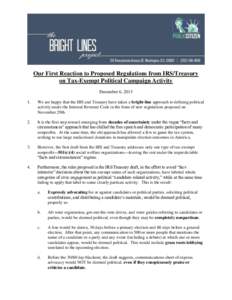 First Reaction of BLP to IRS Proposed Regs Dec[removed]DOC