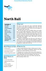 ©Lonely Planet Publications Pty Ltd  North Bali Includes   Yeh Sanih.  .  .  .  .  .  .  .  .  .  .