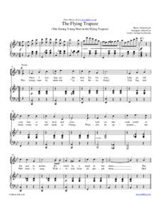 Sheet Music from www.mfiles.co.uk  The Flying Trapeze {