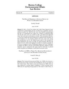 ACCOUNTING FOR EMISSIONS TRADING: HOW ALLOWANCES APPEAR ON THE FINANCIAL STATEMENTS COULD INFLU-ENCE THE EFFECTIVENESS OF PROGRAMS TO CURB POLLUTION