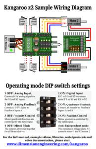 Kangaroo x2 Sample Wiring Diagram Limit Switch Normally Closed