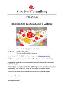 Microsoft Word - einladung_Stammtisch im Gasthaus Lamm in Lustenau.doc