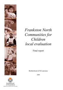 Frankston North Communities for Children local evaluation: final report