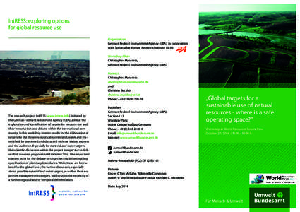 Environmental economics / Environmentalism / Planetary boundaries / Erich von Manstein / Sustainable development / Sustainability / Environment / Environmental social science / Earth