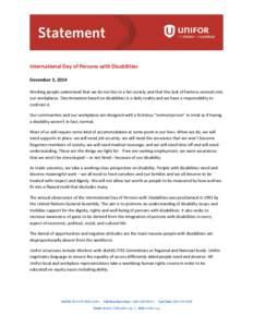 Disability rights / Educational psychology / Special education / International Day of People with Disability / Convention on the Rights of Persons with Disabilities / Inclusion / Disability aid abroad / Education / Health / Disability