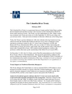 Microsoft Word - PPC Brief Columbia River Treaty Feb 2015 Final.doc
