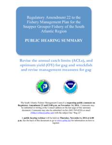 Serranidae / Fisheries / Stock assessment / Gag grouper / Overfishing / Black grouper / Grouper / Fisheries management / Fishing / Fish / Mycteroperca / Fisheries science