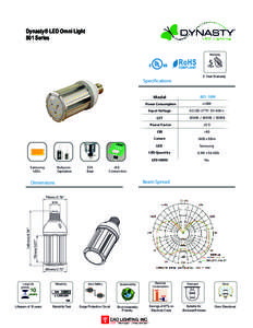 Dynasty® LED Omni Light 801 Series Warranty 5