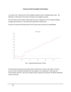 Time series analysis / Markov models / Econometrics / Markov chain / Autoregressive conditional heteroskedasticity / Errors and residuals in statistics / Estimation theory / Coefficient of determination / Normal distribution / Statistics / Regression analysis / Least squares