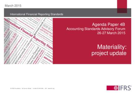 March 2015 International Financial Reporting Standards Agenda Paper 4B Accounting Standards Advisory Forum[removed]March 2015