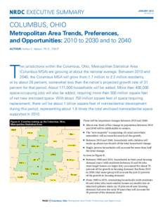 NRDC executive summary  january 2014 r:14-01-a  COLUMBUS, OHIO