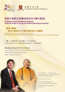 Dialogue with Master Hsing Yun_poster