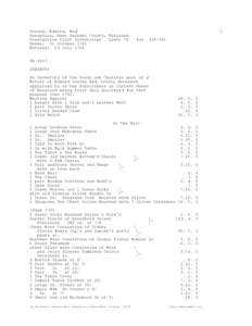 Dorsey, Edward, Esqr Annapolis, Anne Arundel County, Maryland Prerogative Court Inventories Liber 78 Taken: 31 October 1761 Entered: 14 July 1762