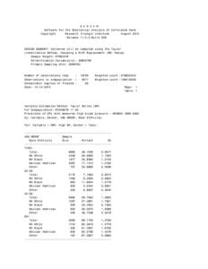 S U D A A N Software for the Statistical Analysis of Correlated Data Copyright Research Triangle Institute August 2012 Release[removed]Build 308