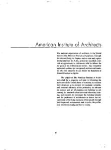 American architecture / American Institute of Architects / Cincinnati chapter of the American Institute of Architects