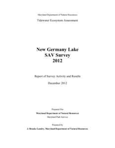 Microsoft Word - NG SAV Survey 2012.doc