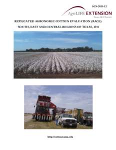 UNIFORM STACKED GENE COTTON VARIETY TRIALS FOR THE COASTAL BEND, UPPER GULF COAST, BRAZOS RIVER VALLEY, AND SOUTHERN BLACKLANDS REGIONS OF TEXAS, 2007