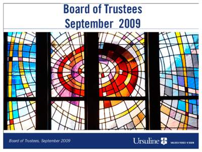 Board of Trustees September 2009 Board of Trustees, September 2009  Inspire