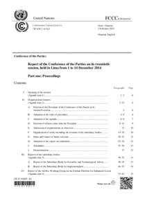 Carbon finance / International relations / Climate change / Kyoto Protocol / Intergovernmental Panel on Climate Change / Green Climate Fund / Christiana Figueres / Global Environment Facility / Bali Road Map / United Nations Framework Convention on Climate Change / Environment / Climate change policy